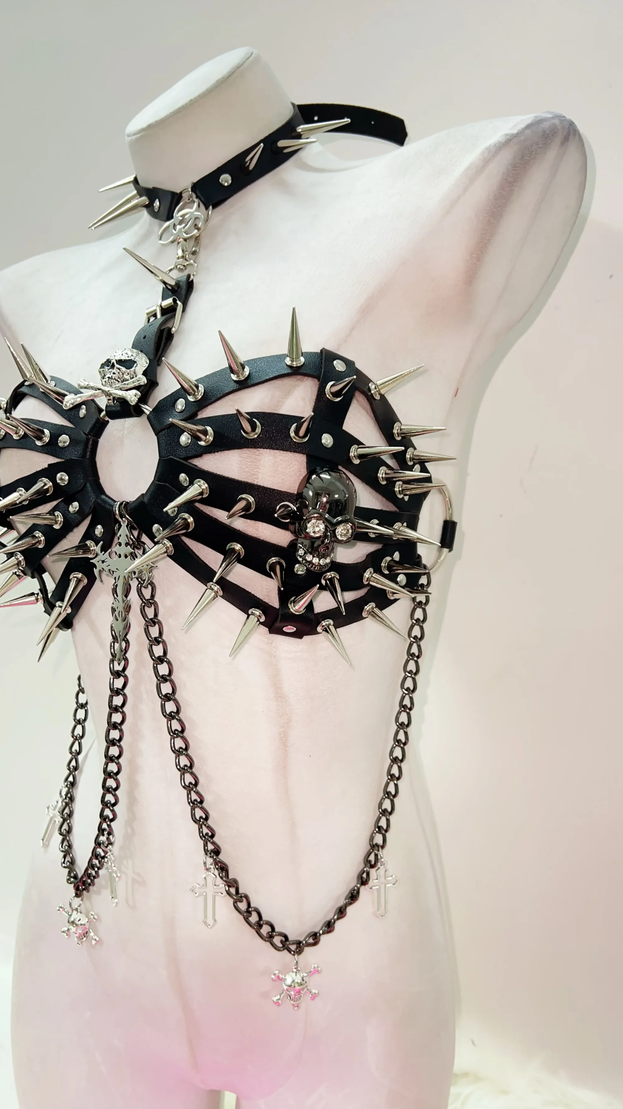 Halter Neck Harness Bra Top 21