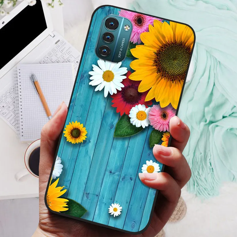 Floral Astronaut Soft TPU Silicone Bumper Phone Case