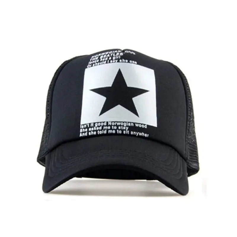 Baseball Cap Snapback Mesh Hats Hip