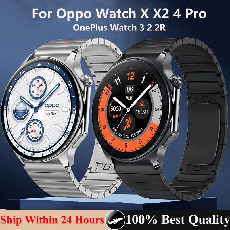 Stainless Steel 22mm Metal Strap Bracelet