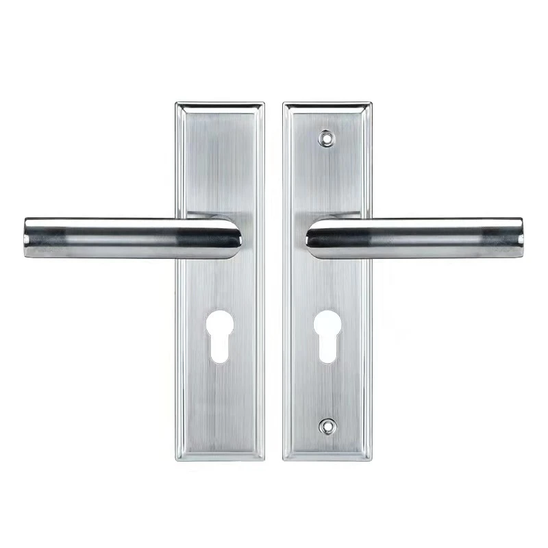 Solid Square Tongue Indoor Door Lock Home Safety Belt Key Door Lock