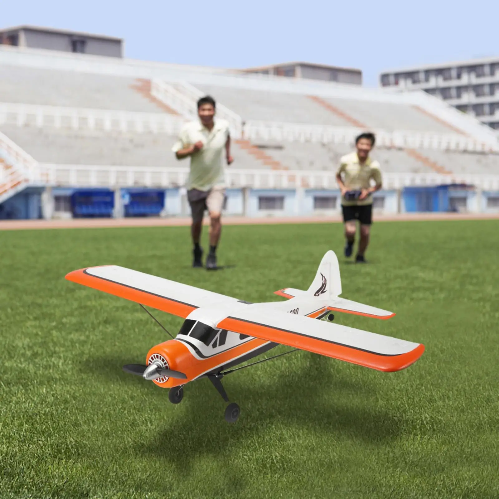 XK A600 58CM Wingspan 4CH RC Brushless Glider Aeroplane RTF EU Plug Compatible with FUTABA S-FHSS Remote Control airplanes