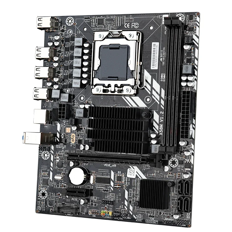 JINGSHA X58 LGA 1366 CPU Motherboard Memory Support REG ECC DDR3