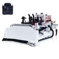 Metal RC Hydraulic D11T Bulldozer 1/14 Scale Finished Radio Control Dozer Model Light Sound Servo Electric Ladder Toys TH24083 1