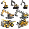 5/11 Channel Remote Control Car Excavator Large Engineering  Toy Yigong Simulation  Alloy Remote Control Excavator Toy Kids Gift 1