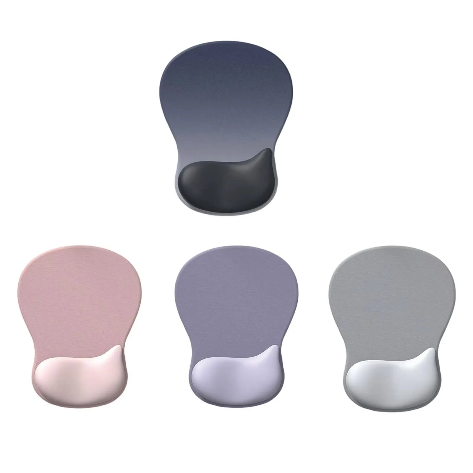 Mouse Pad Wrist Waterdrop Anti Slip Non Slip Silicone Base Comfortable Creative Computer Mouse Pad for Work Home Desktop Laptop