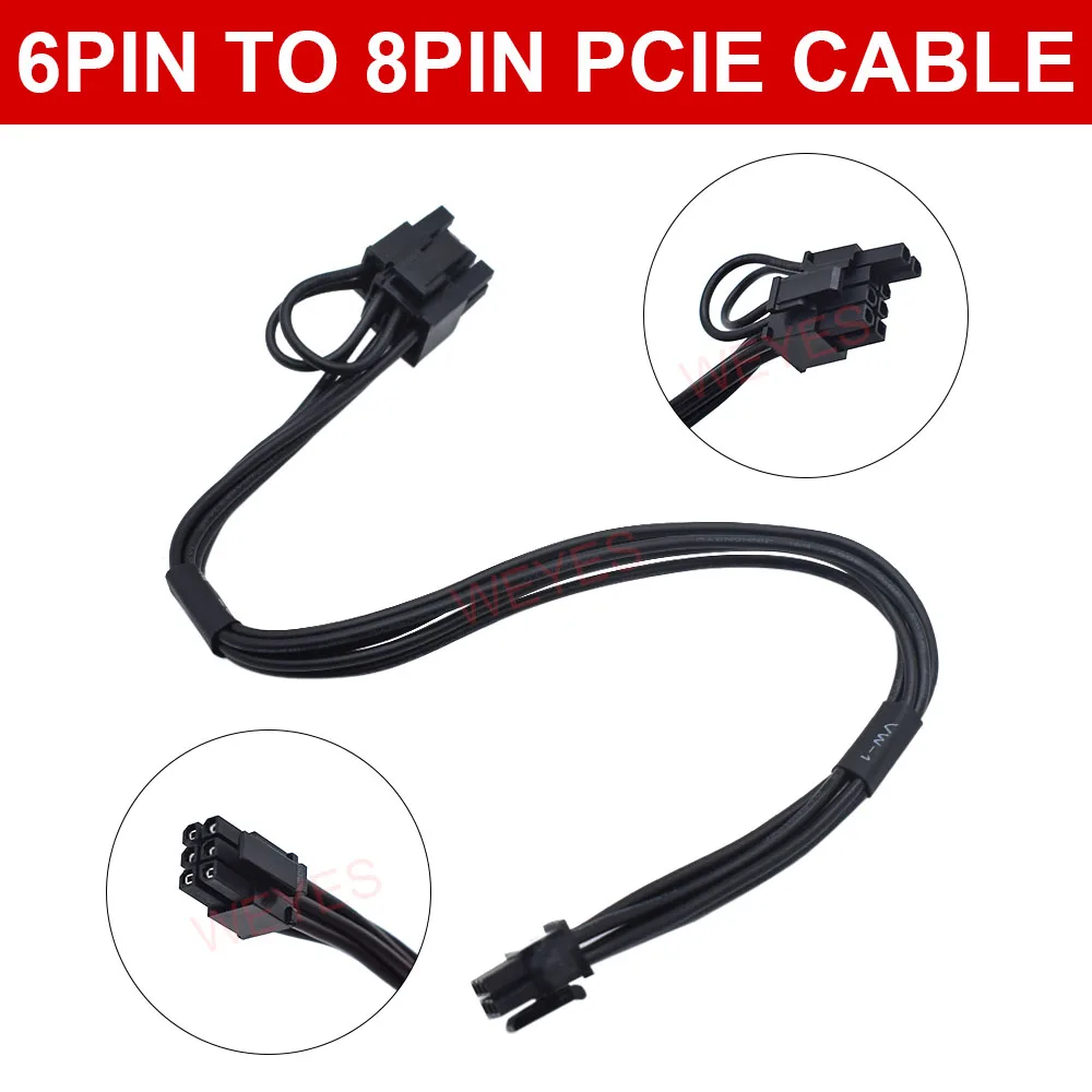 Connettore Per Linee Pc Da 30Cm Per Apple Ios Mac G5 Mac Pro Mini 6-Pin A Pci-E 8(6 + 2)Pin Cavo Di Alimentazione Per Scheda Video Grafica