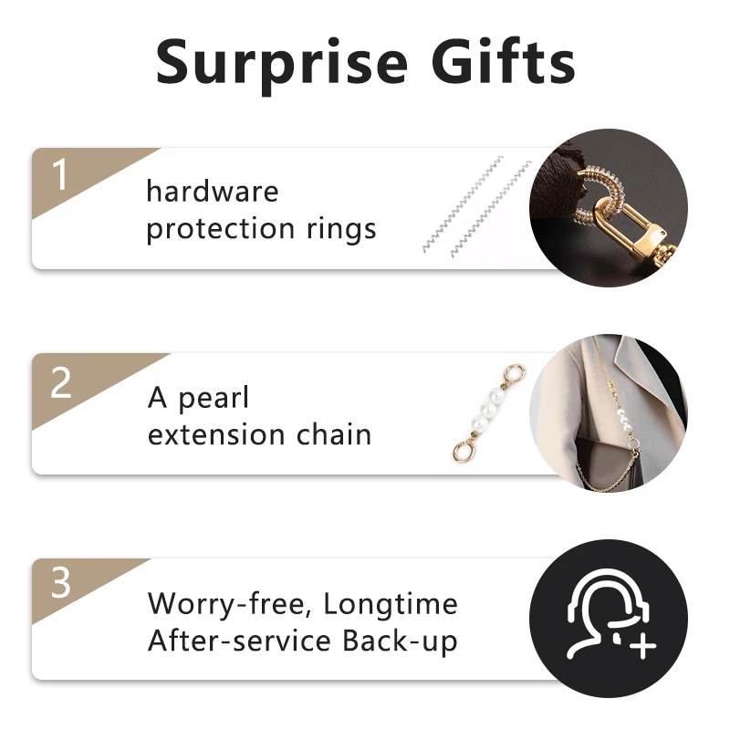 Metal Bag Chain Transformation Bag Strap Replacement Underarm Crossbody Shoulder Extension Chains DIY Accessories