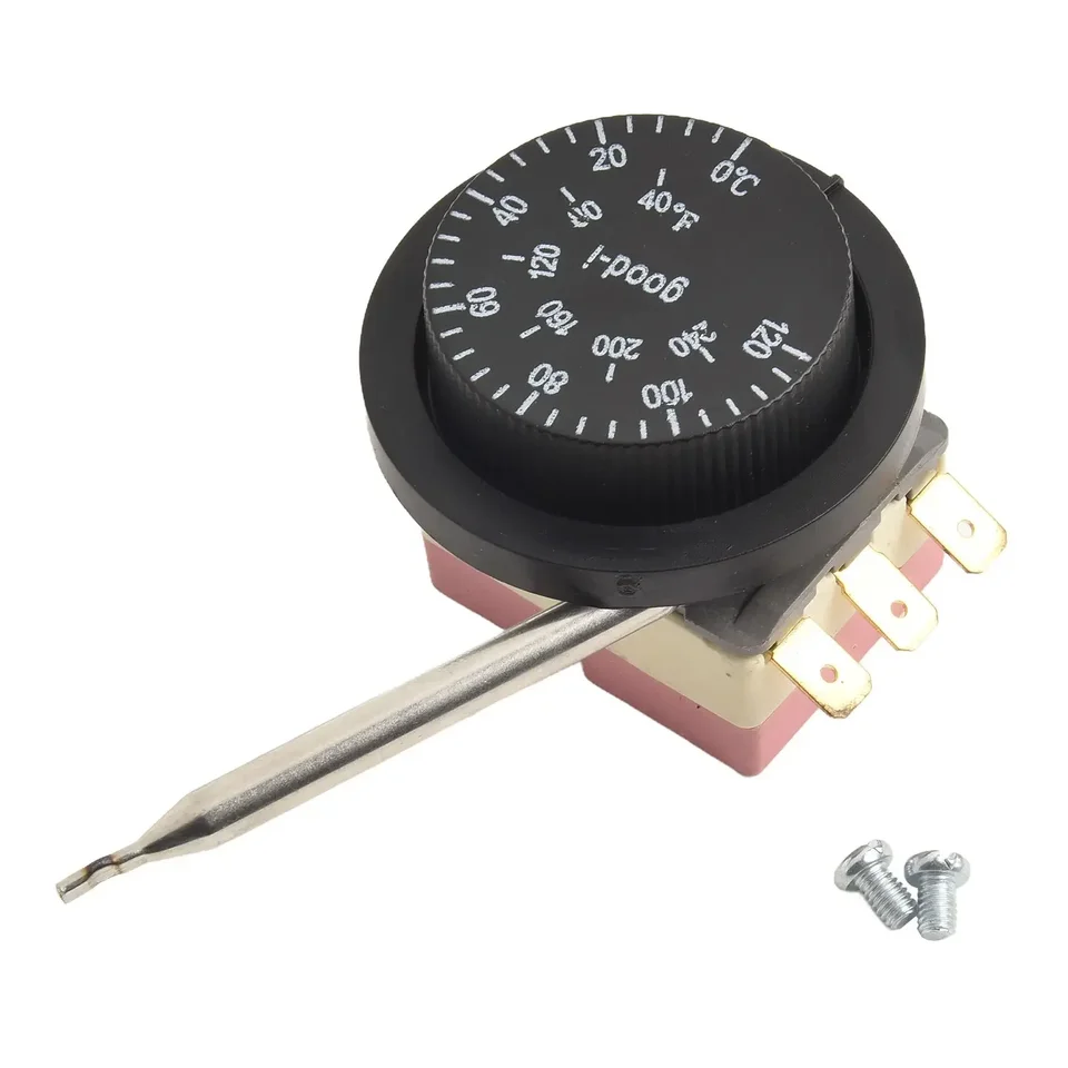 Termostato Interruttore N.C. Uxcell 175&deg;C 10A, Pin 6.3mm, Confezione Da 2 Pezzi
