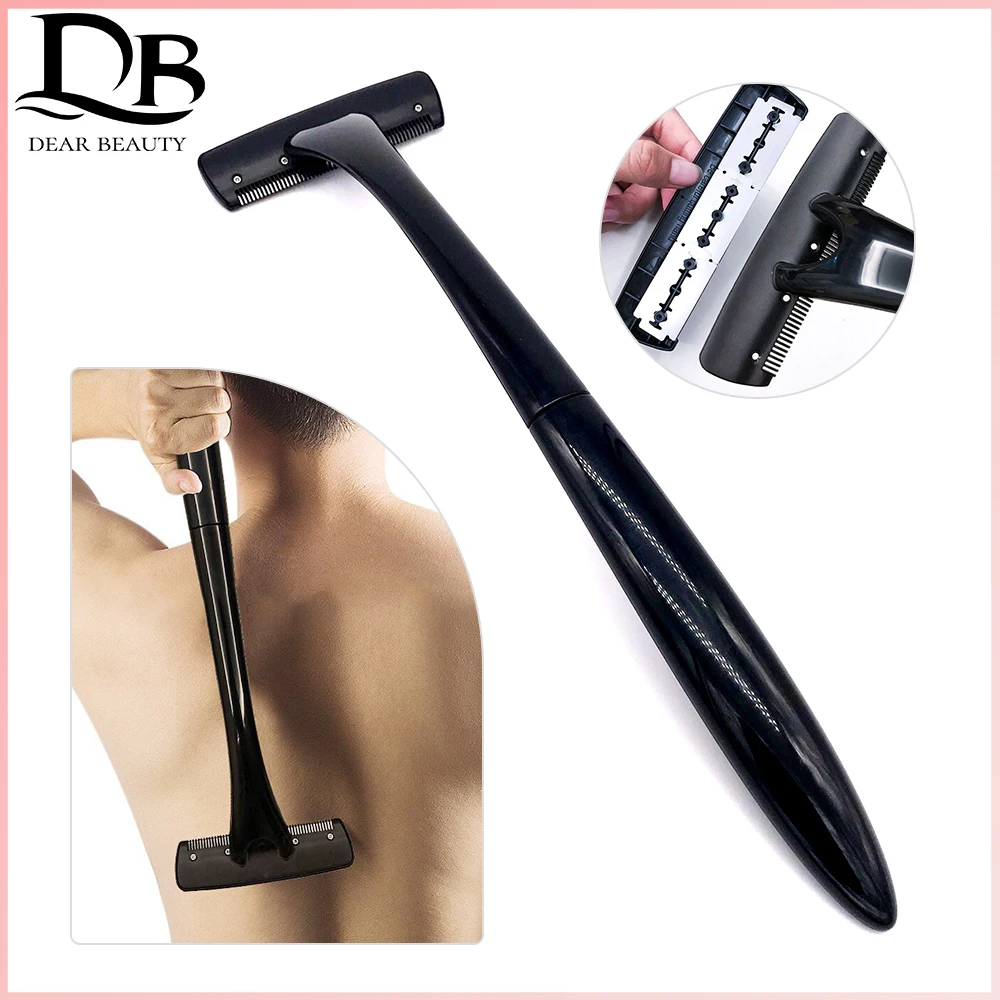 

Shaving knife Body Hair Shaver Man Women Back Razor Shaver Groomer Full Body Hair Removal Trimmer Long Handle