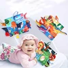 0-36M Baby Early Learning Toy Tail Cloth Book Puzzle Parent-child Interactive Sound Paper Infants Activity Toys for Babies 1