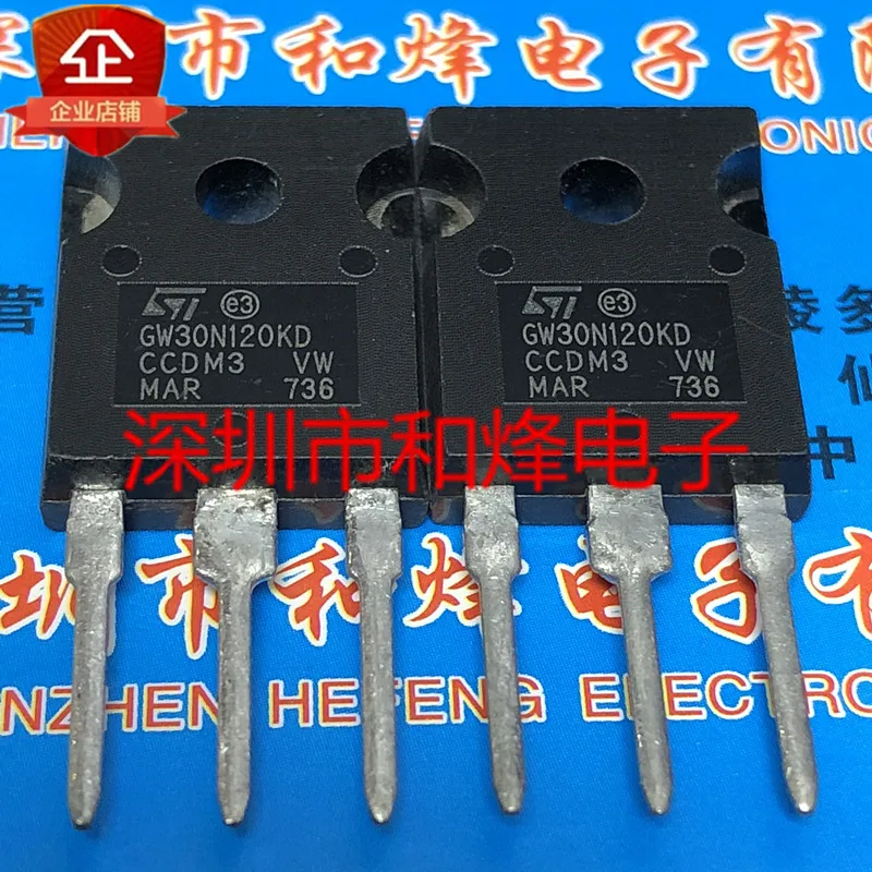 

5 шт.-10 шт., STGW30N120KD GW30N120KD TO-247 30A 1200 в, новый и оригинальный НА СКЛАДЕ
