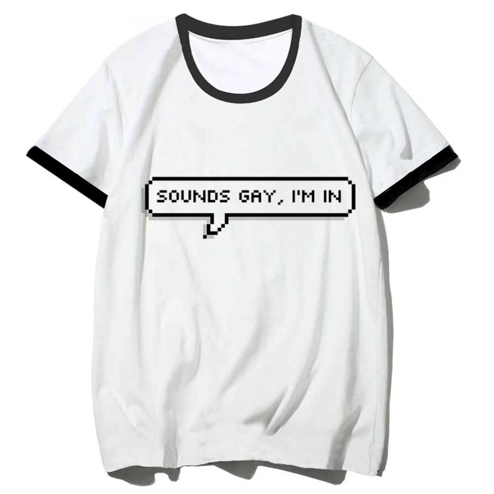 

Lesbian top women comic tshirt female 2000s clothes