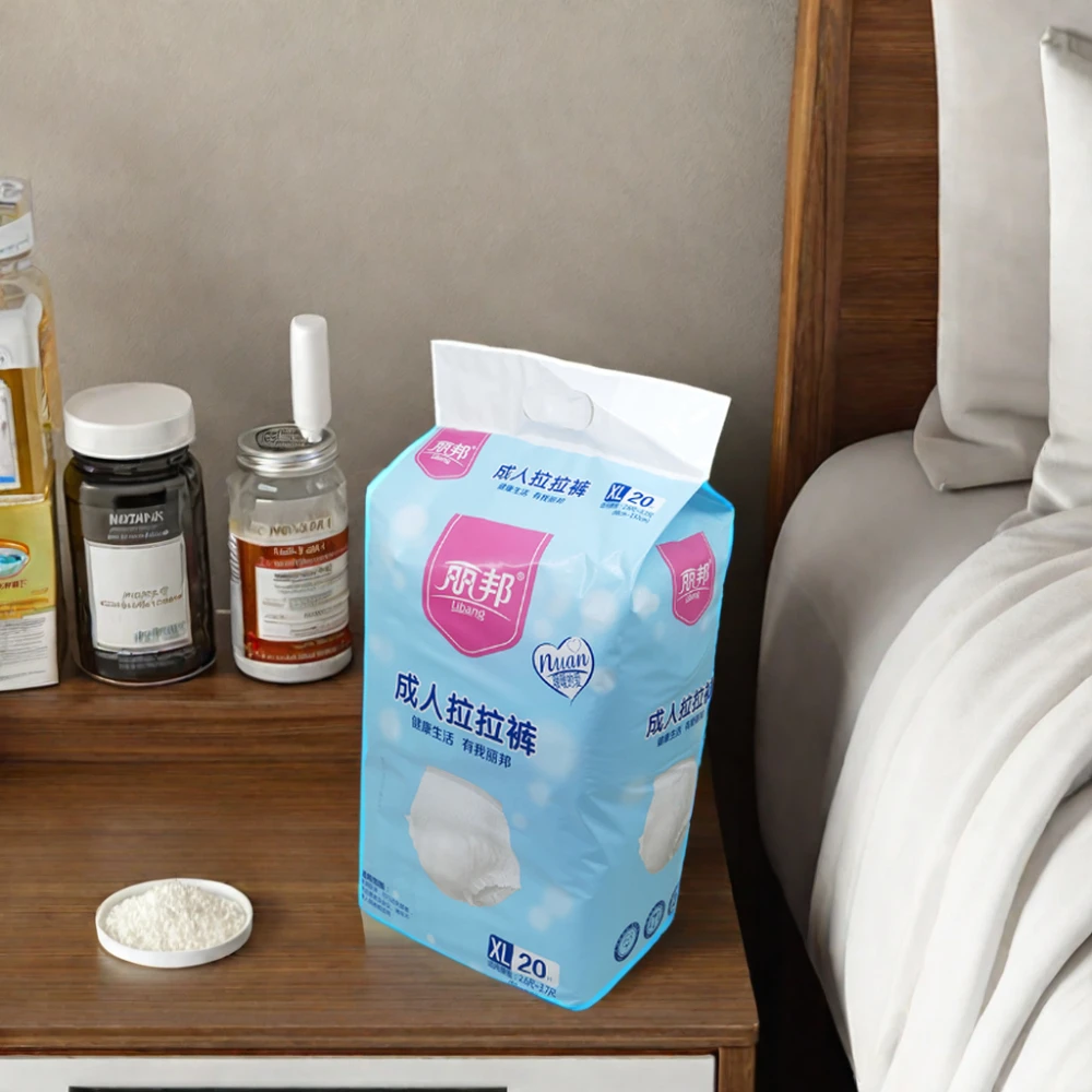 Wholesale Super Absorbent Adult Ultra Thick Disposable Elderly Nappies Adult Diaperabdl Diaper 2