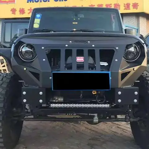 

Armor Front Bumper for Jeep Wrangler JK 2007-2017 LANTSUN J195