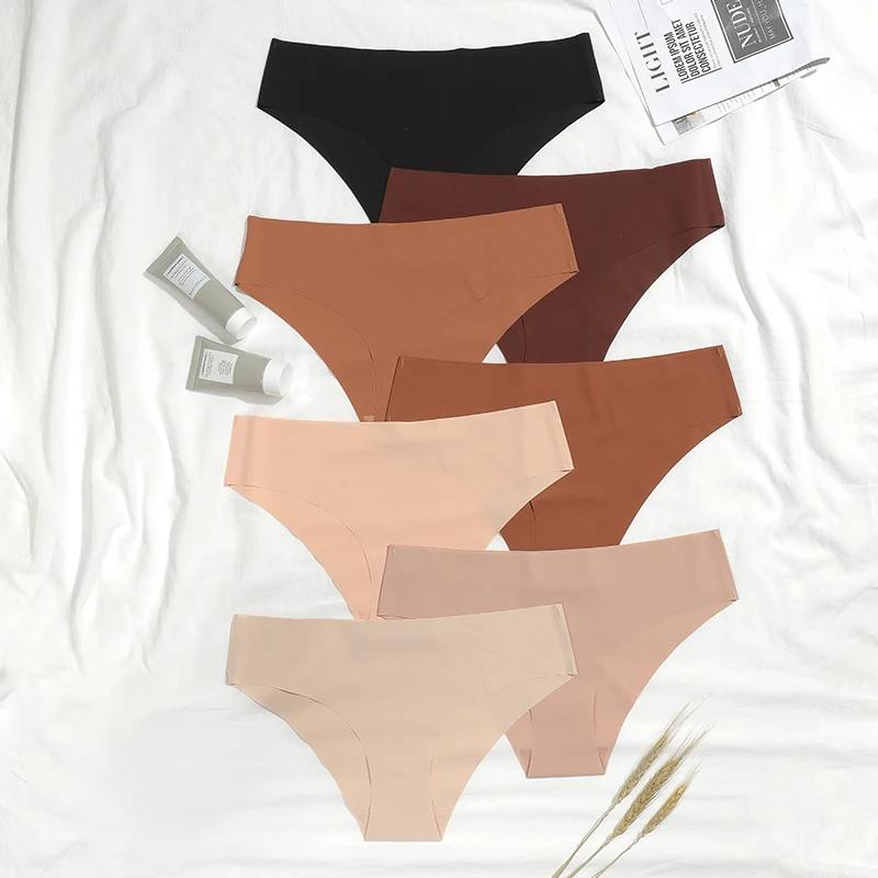 Women Panties Seamless Panties Ladies Underwear Daily Briefs Invisible No Trace Panties