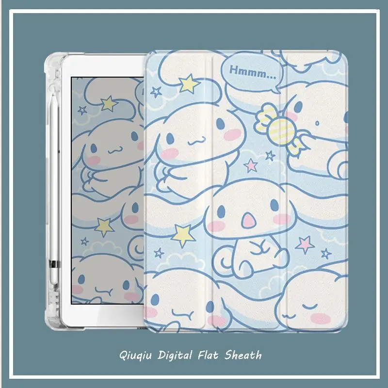 Capa de Couro Inteligente para Ipad Desenhos Animados Cinnamoroll Ipad Mini 7.9 Air 42023 2023 Pro 9.7 10.2 11 Capa Airbag - Imagem 2