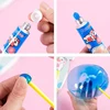 Safe Magic Bubble Glue Toy Blowing Colorful Bubble Ball Plastic Space Balloon 3