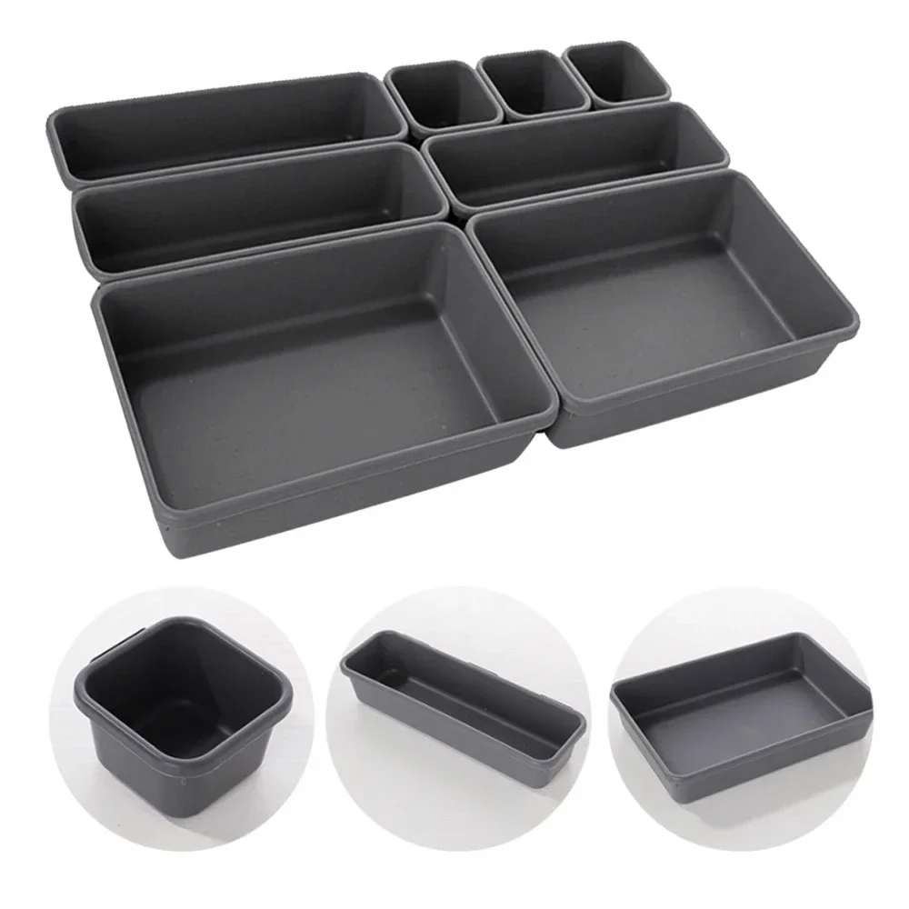 8pcs Drawer Organizer Box Trays 5