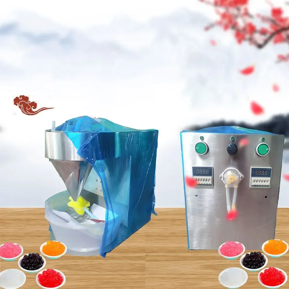 Small Commercial Automatic Bead Blasting Machine Jelly Pearl Ball Machine Tapioca Ball