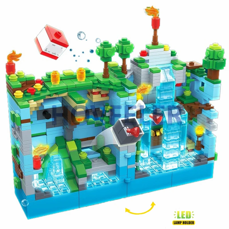 Underwaters Seabeds Citys Building Blocks Fortress Corals Model Sets Bricks Toys for Children Gifts Kids Kits building blocks toys