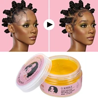 Edge Control Gel for Black 4C Hair 24 Hour Strong Hold Pomade Non-greasy Baby Hair Styling Cream Anti-Frizz Wax Stick for Wig 1