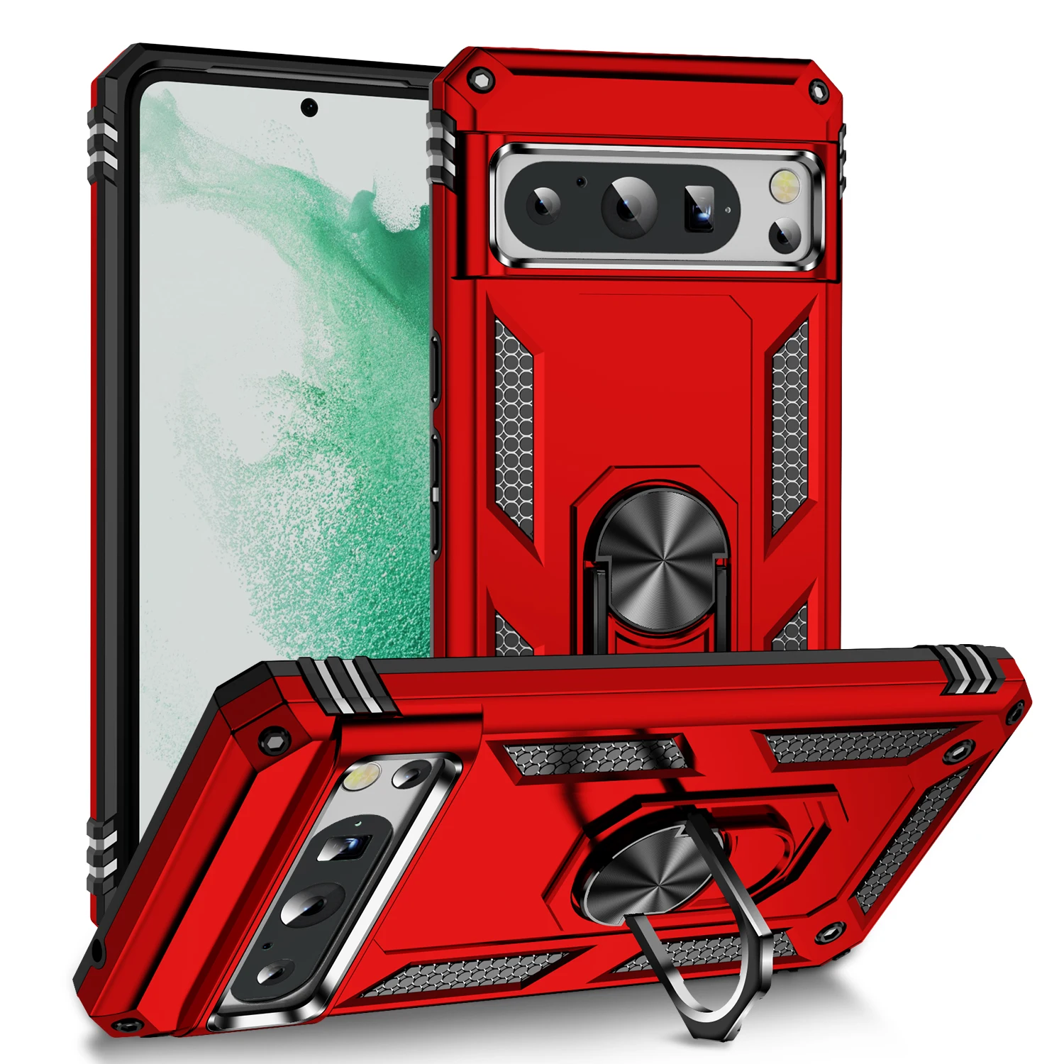 Rugged Drop-Proof Protective Case with Kickstand