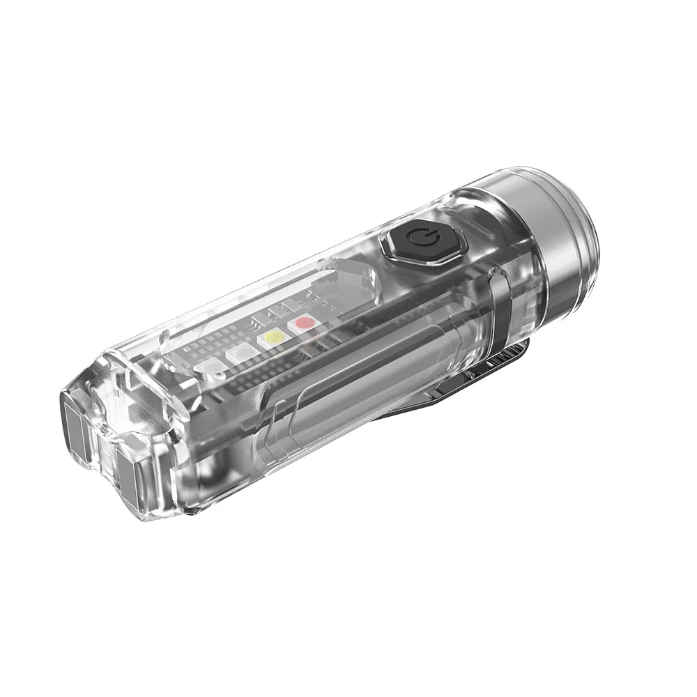Lampe Torche LED UV Rechargeable BORUiT EV15 – Porte-clés EDC 1100 Lumens IP66