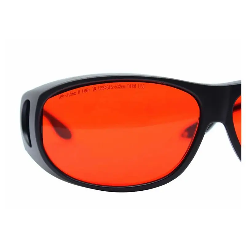 OD5+ OD6+ 190nm-540nm Laser Safety Glasses 405nm 450nm 488nm 532nm Laser Protective Goggles