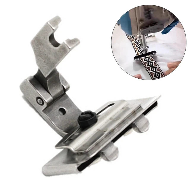 S10 Left And Right Adjustable Tape Guide Presser Foot For Connect Lace  Elastic Webbing Industrial Sewing Machine Accessories - AliExpress