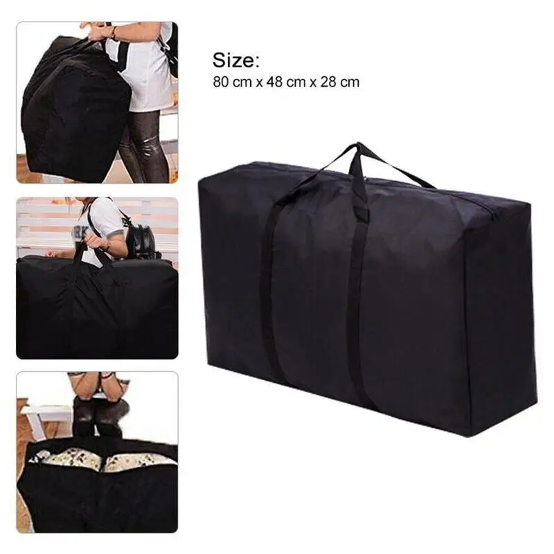 Waterproof Storage Bag Zipper Dustproof Protective Cover Furniture Cushion Outdoor Garden Christmas Tree Storage Bag