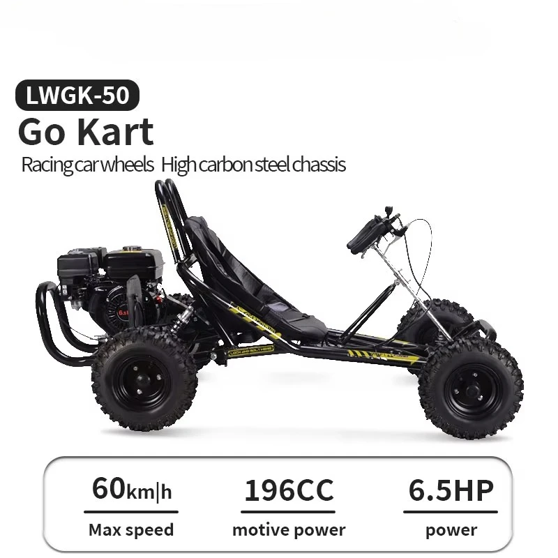 Kart LWGK-50 196cc 6.5HP Off-Road Alta Velocidade