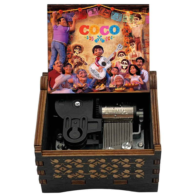 18-Tone 'Remember Me' Music Box - Elegant Room Decoration and Heartfelt Holiday Gift