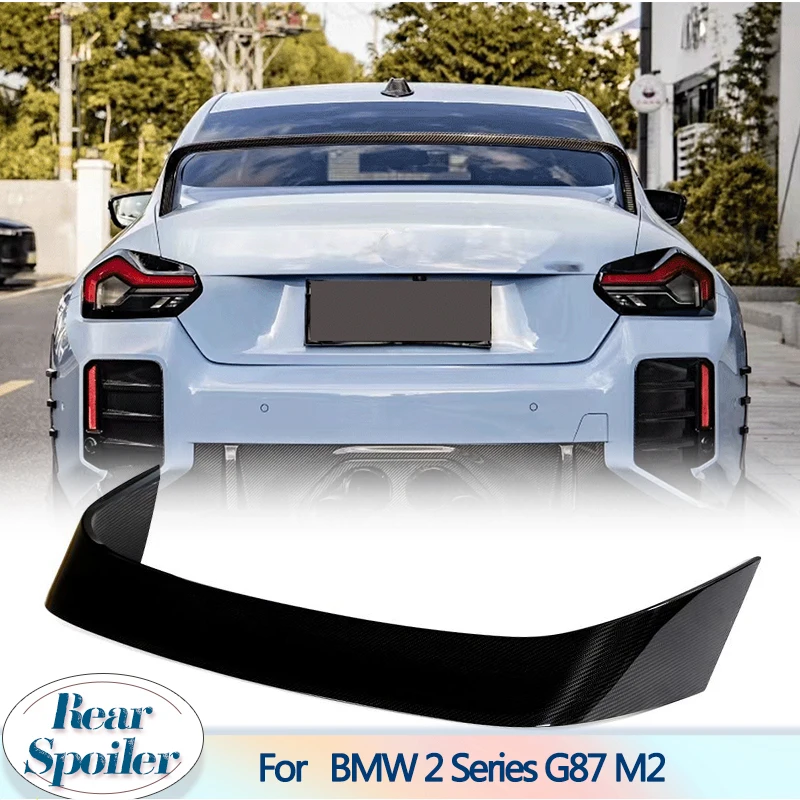 

Car Rear Spoiler Wing for BMW 2 Series G87 M2 Coupe 2022 2023 Dry Carbon Rear Trunk Lip Wing Spoiler