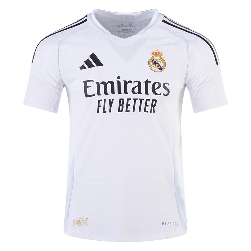 thumbnail image 1 of Camisetas de fútbol de visitante auténticas de tercera equipación del Real Madrid 24/25 de Adidas, versión de jugador, 1 of 5