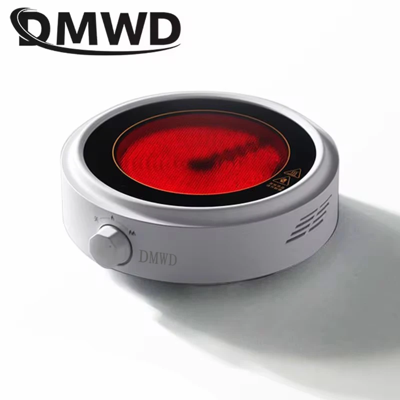 Electric Stove 110V/220V Electric Ceramic Heater Milk Warmer Tea Boiler Hotpot Hob Stove Induction Cooker Firepower Adjustable Heating Plate EU