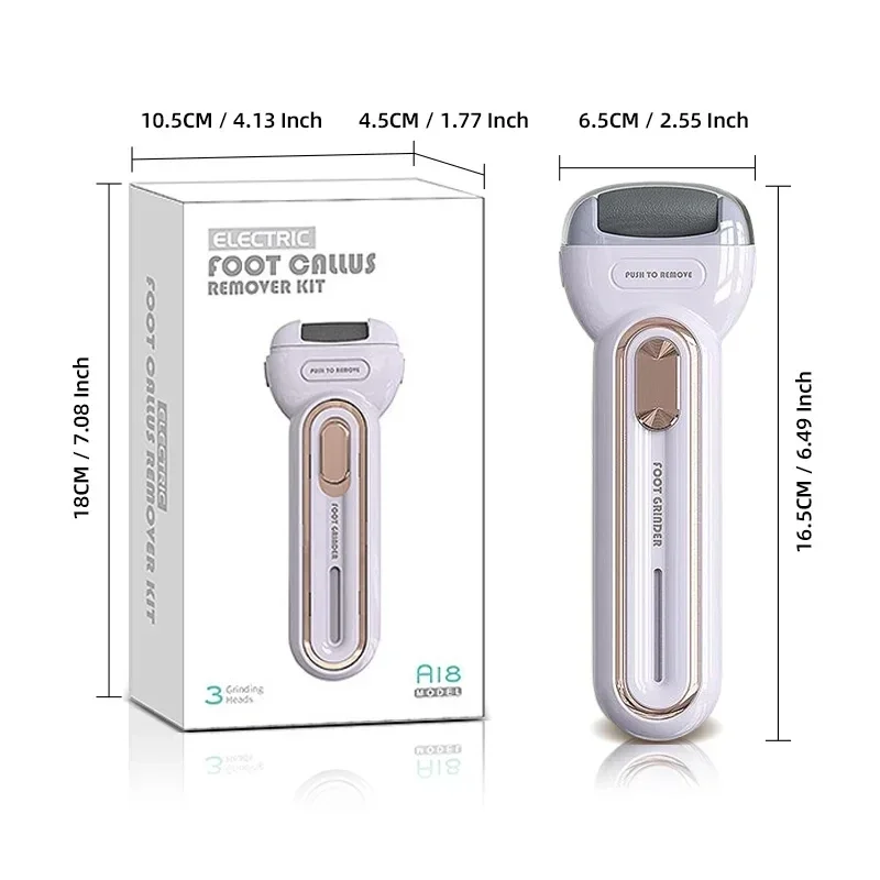 PK Xiaomi Electric foot callus remover, dead skin remover callus foot skin pumice stone pedicure machine pedicure knife 5