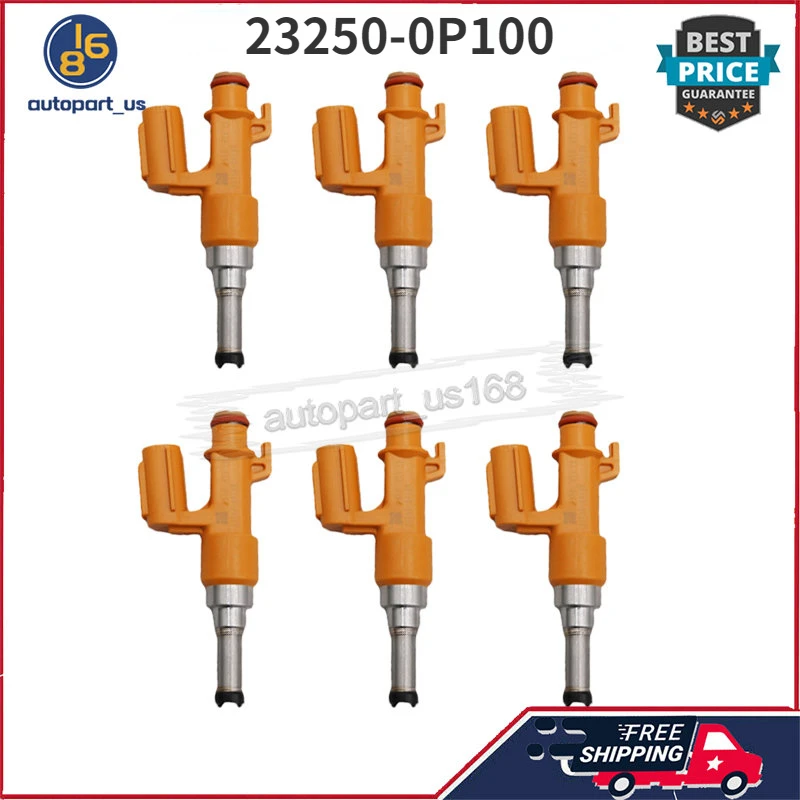 

Fuel Injectors 23250-0P100 232500P100 23250 0P100 For Toyota Avalon Camry Highlander Sienna Tacoma Lexus ES350 RX350 RX450h