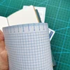 Fromthenon Travelers Notebook Writing Mat Soft Pvc Grid Ruler Board Planner Journal TN Accessories Student Stationery 3