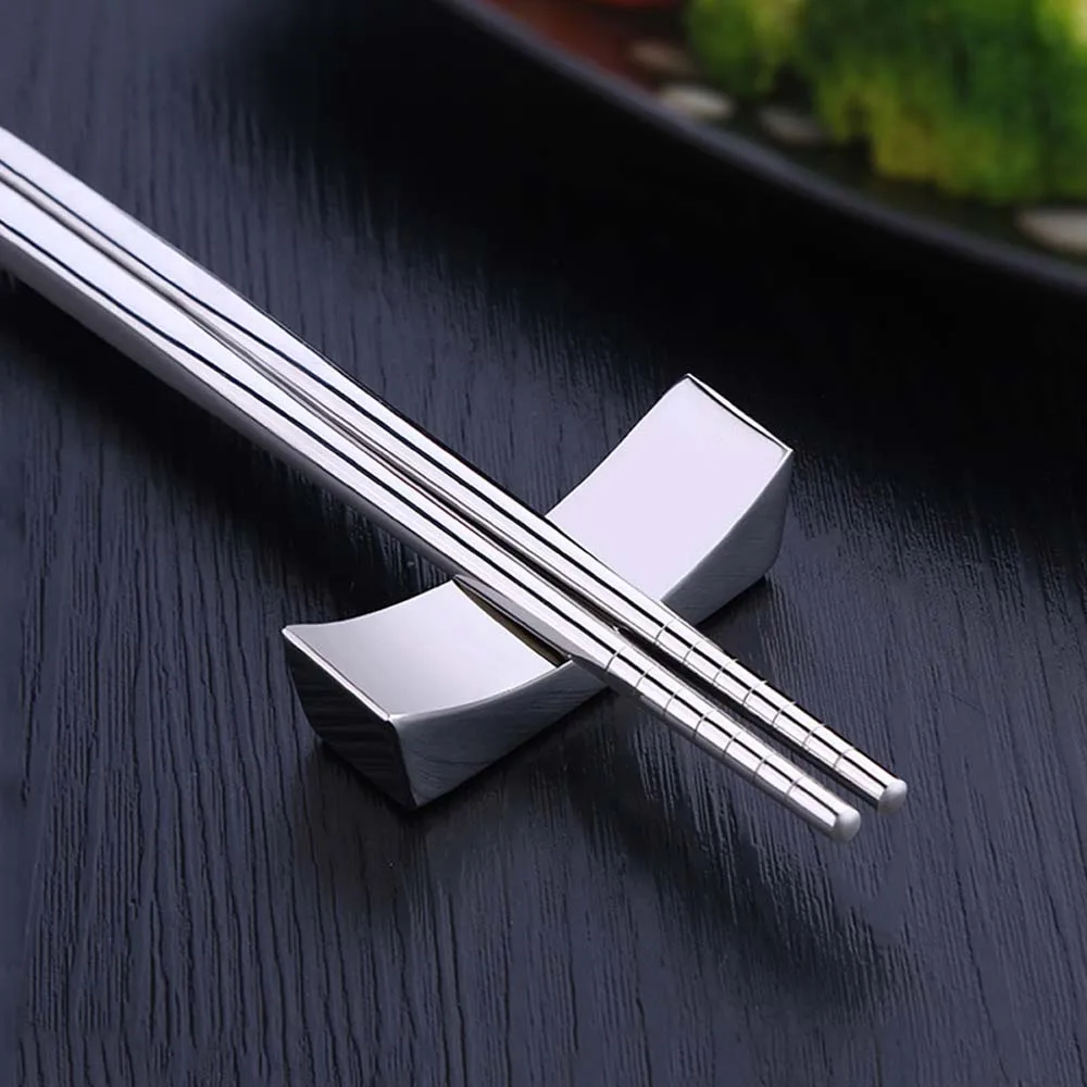 Description Picture 6 of itemMetal Reusable Restaurant Rest Stand Spoon stand Fork Rack Chopstick Rack Tableware Chopsticks Holder