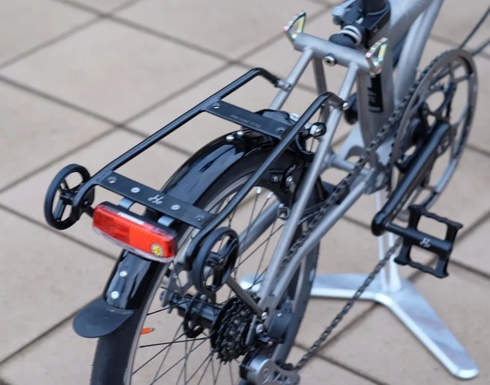 HH Titanium Rear Rack for Brompton P/T Line