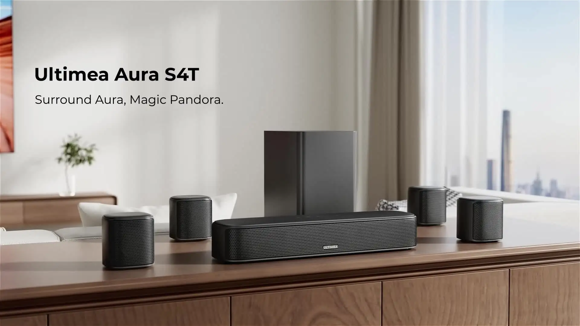 ULTIMEA 350W 7.1ch サラウンドサウンドバー