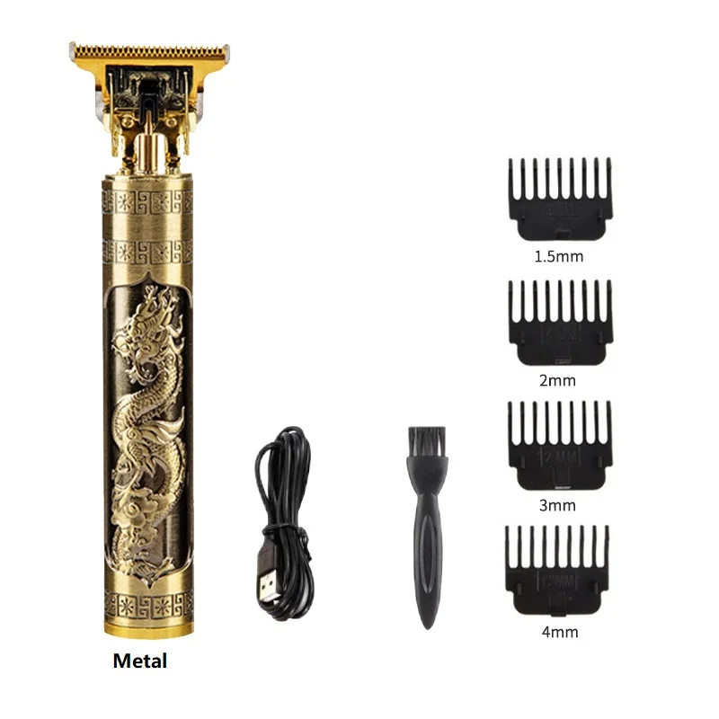 

T9 Hair Clippers For Man Professional Hair Cut Electric Barber Beard Trimmer USB Rechargeable Cordless Metal ABS Cutting Machine