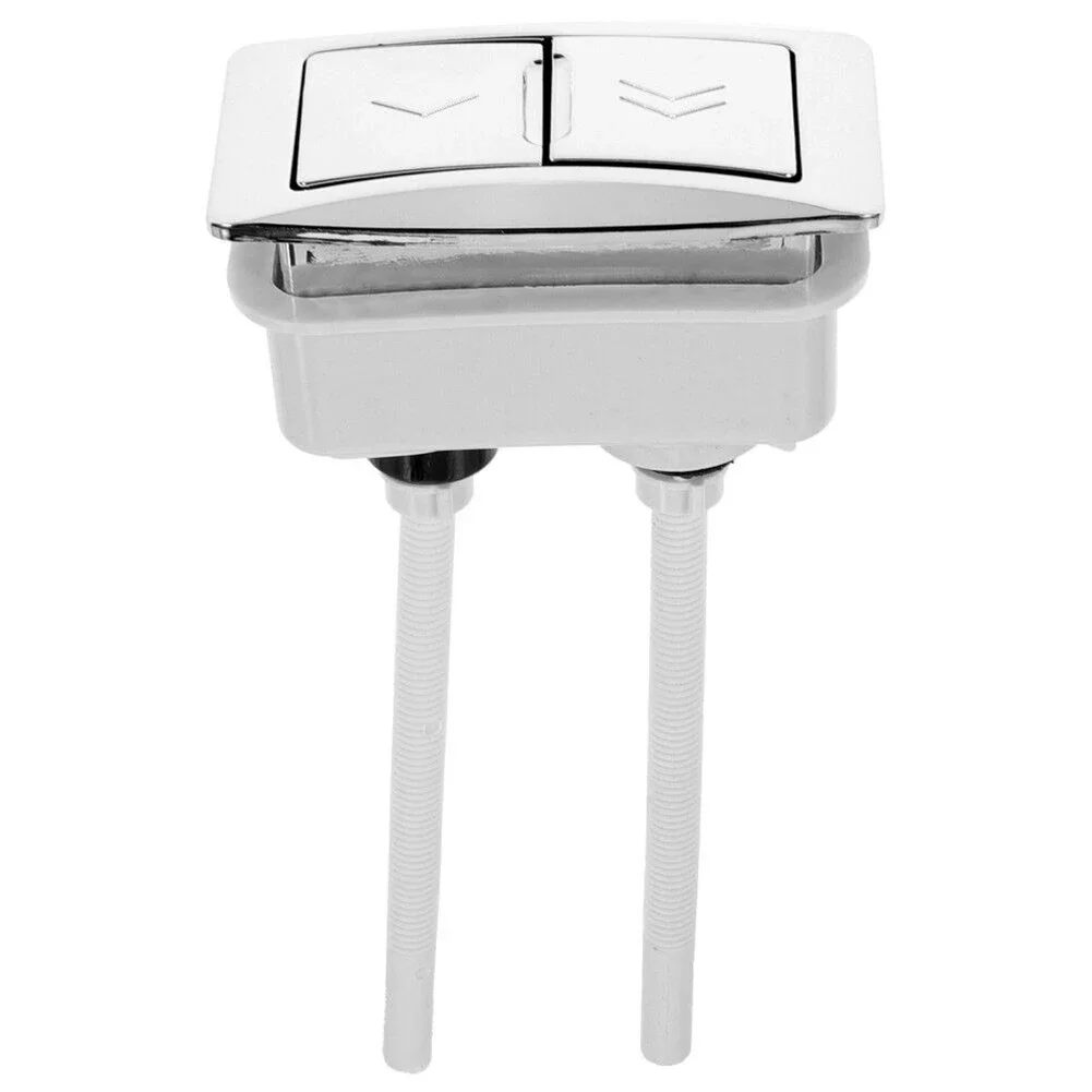 Toilet Button 1 Pc Water Tank 63mmX35mm ABS Double Easy Installation