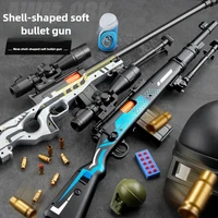 AWM Safe Shell Soft Bullet Toy Gun - Manual Mode Outdoor Game Model for Kids - Enjoyable Shooting Experience 1