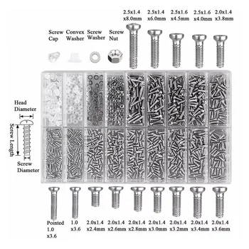 Ultimate 18-in-1 Glasses Repair Screw Kit | Precision Nose Pads, Spacer Caps & Frameless Screws for Eyeglass Adjustments & Maint