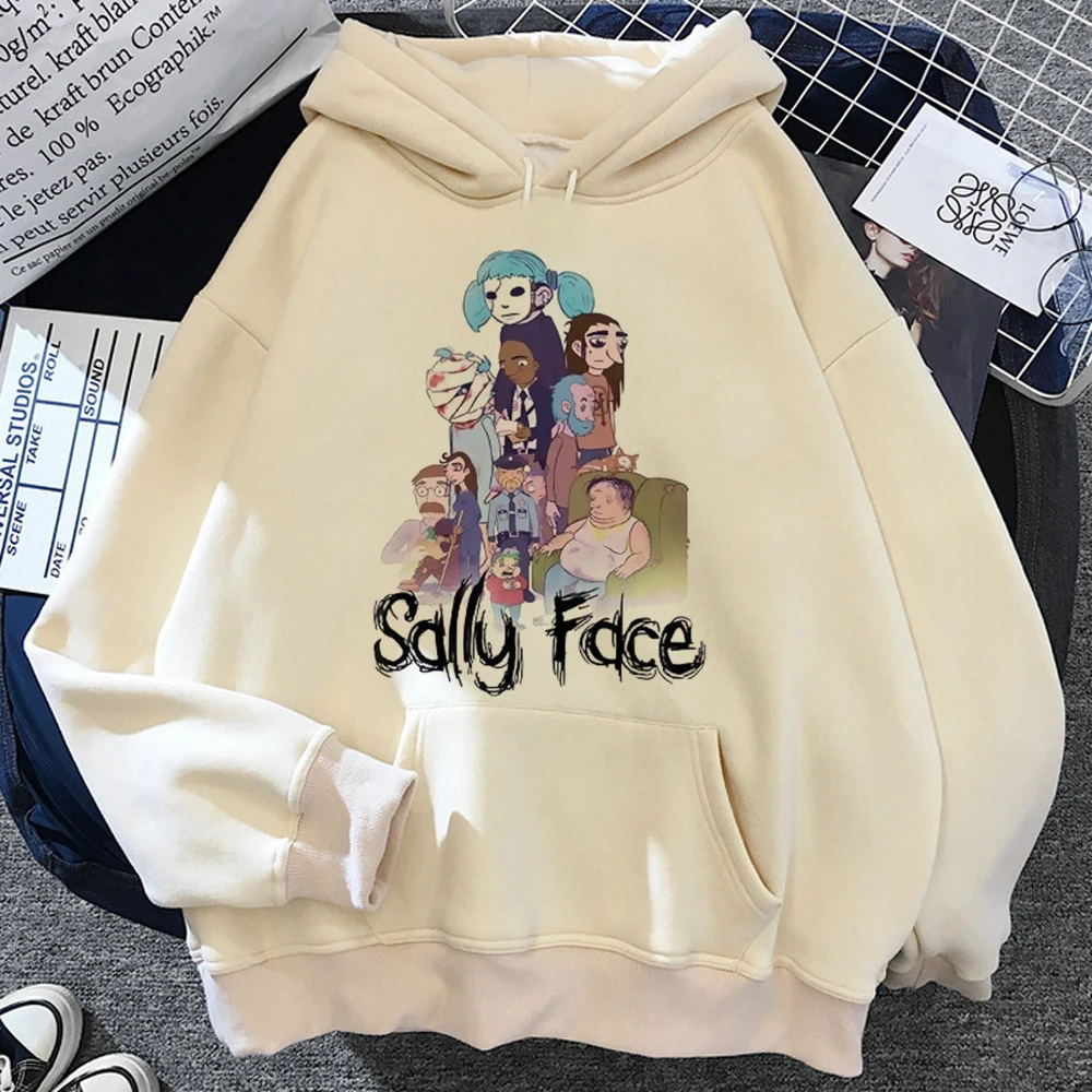 Sally Face hoodies women 2023 Kawaii aesthetic Hooded Shirt women