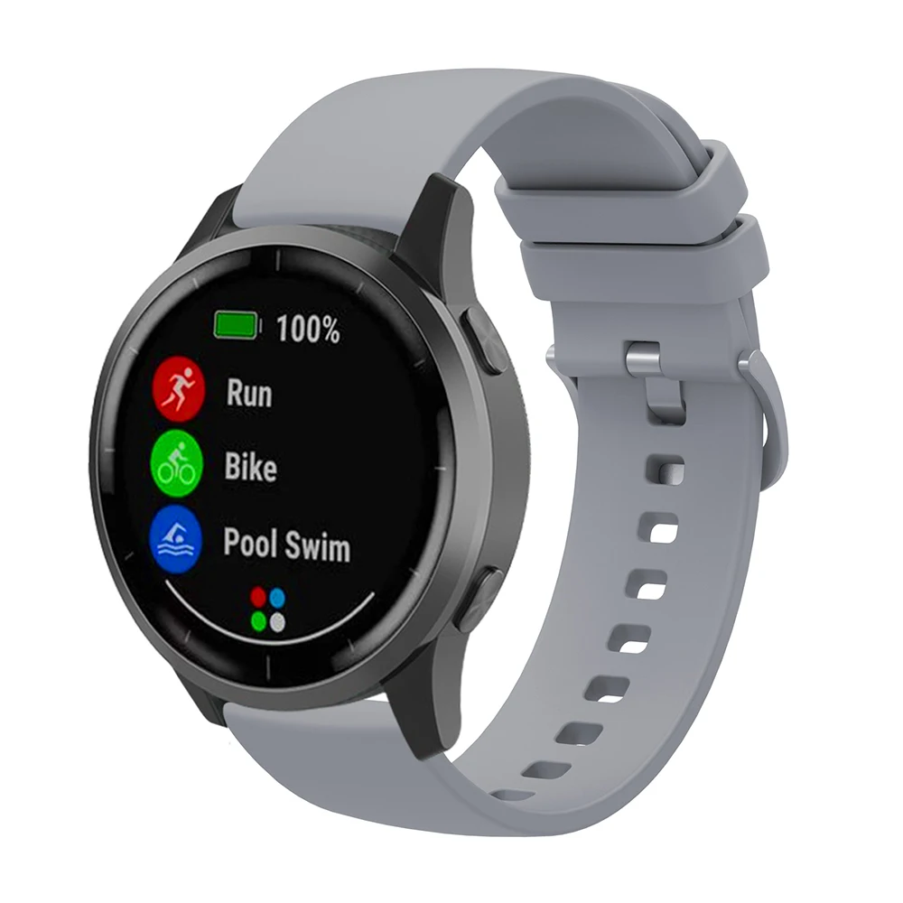 Versatile Silicone Watch Strap - Multiple Sizes Available