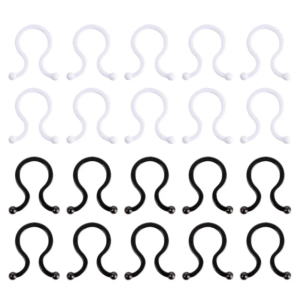 40Pcs 케이블 와인더 와이어 클립 주최자 미니 코드 관리 스레드 도구 컴퓨터 전원 라인 데스크탑 케이블 용 대형 사이즈