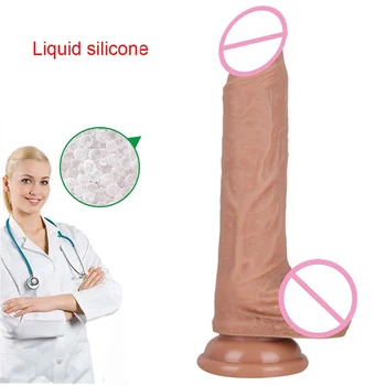 Silicone Dildo Realistic 1:1 Sex Toy for Women Soft Dildo Realistic with Suction Cup Huge Dick Artificial Fake Penis Godemichets 2
